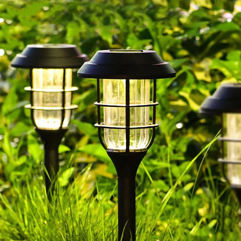 Black Solar Light Pena Metal & Acrylic Outdoor