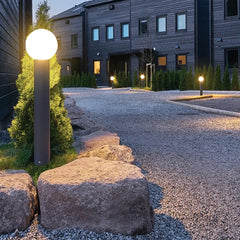 Black Post & Bollard Light Pena Metal Led Warm White Outdoor Ip65