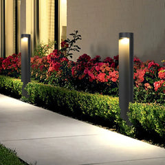 Black Post & Bollard Light Pena Metal Led Warm White Ip65 Outdoor