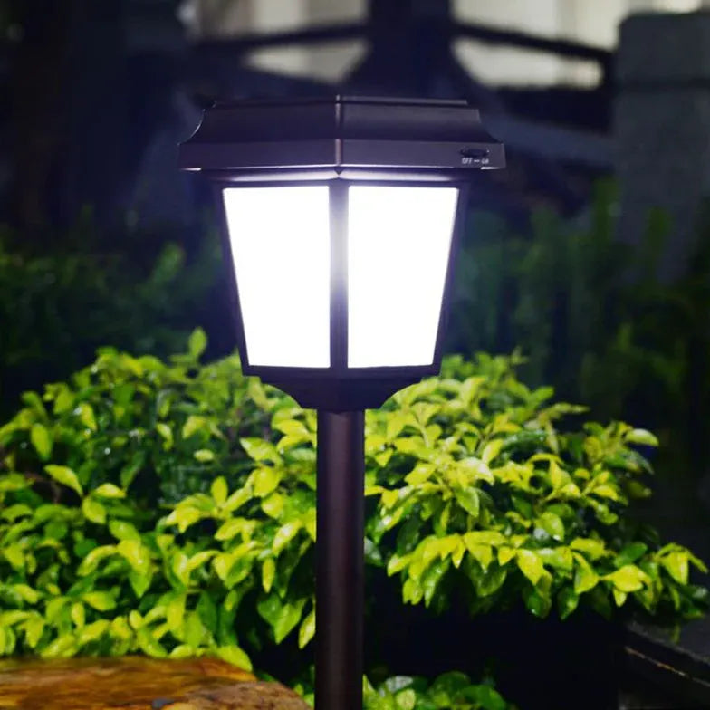 Black Solar Light Pena Metal Led