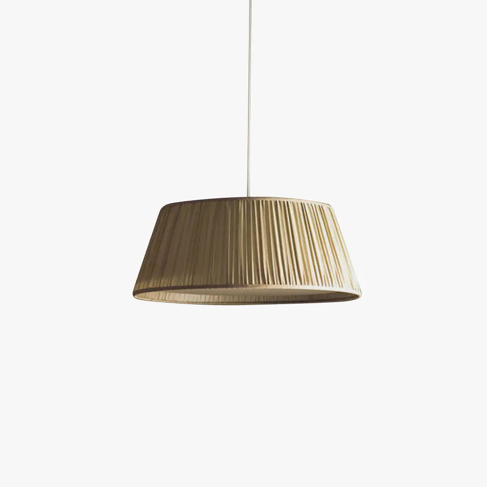 Light Single Pendant For Bedroom Renee Metal & Fabric Led