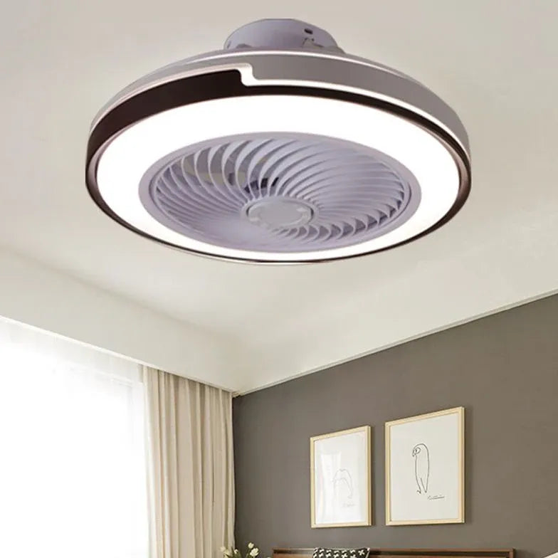 Ceiling Fan With Light For Bedroom Quinn Metal Ip20 Led Dimmable