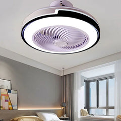 Ceiling Fan With Light For Bedroom Quinn Metal Ip20 Led Dimmable