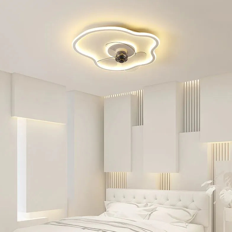 Ceiling Fan With Light For Bedroom Quinn Metal Ip20 Led Dimmable