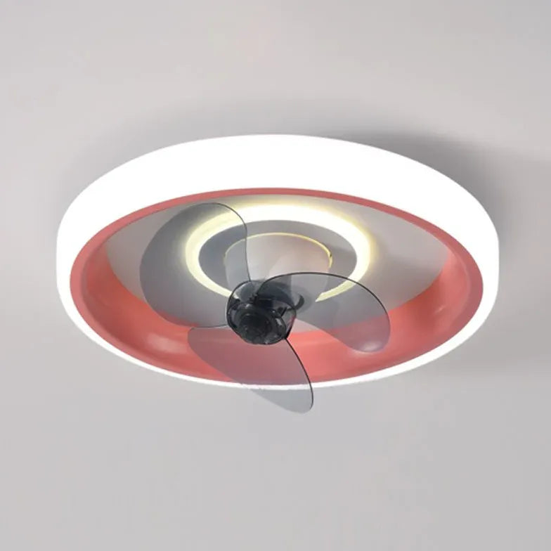 Ceiling Fan With Light For Bedroom Quinn Metal Led Dimmable