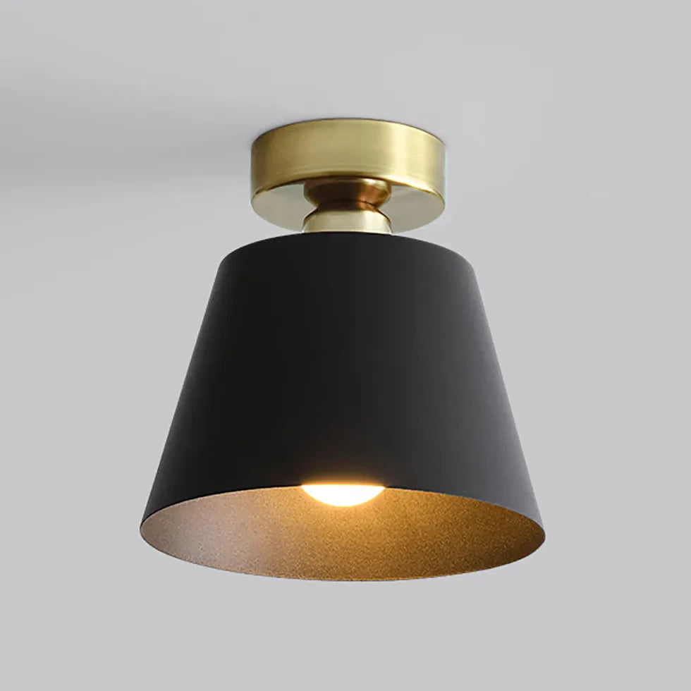 Black Flush Light For Bedroom Quinn Metal Ip20