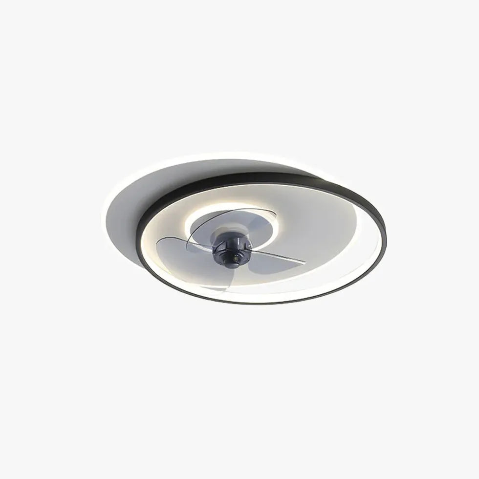 Double-ring Ceiling Fan For Bedroom Quinn Metal Ip20