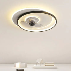 Double-ring Ceiling Fan For Bedroom Quinn Metal Ip20