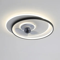 Double-ring Ceiling Fan For Bedroom Quinn Metal Ip20