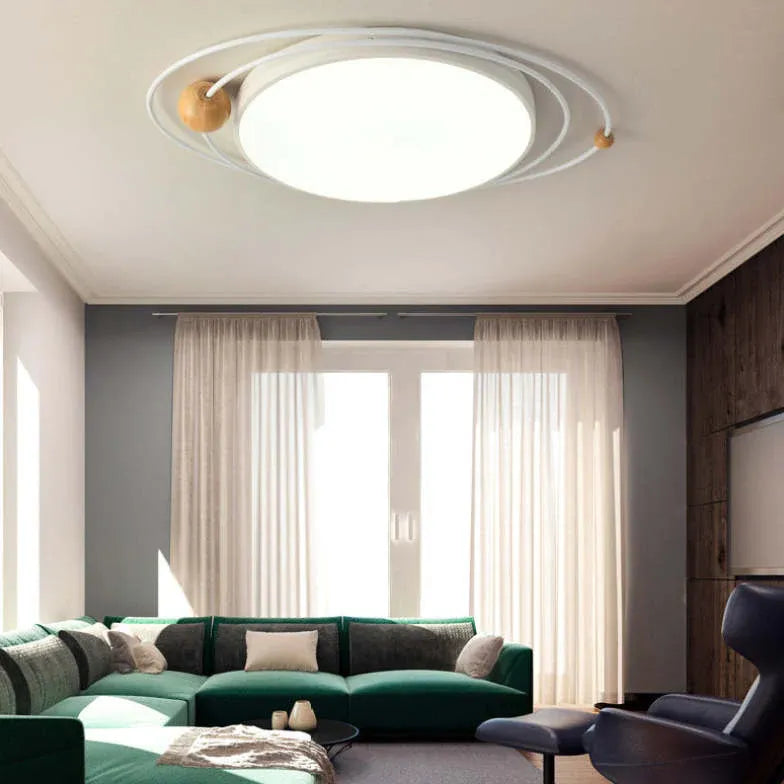 Galaxy Flush Ceiling Light Metal