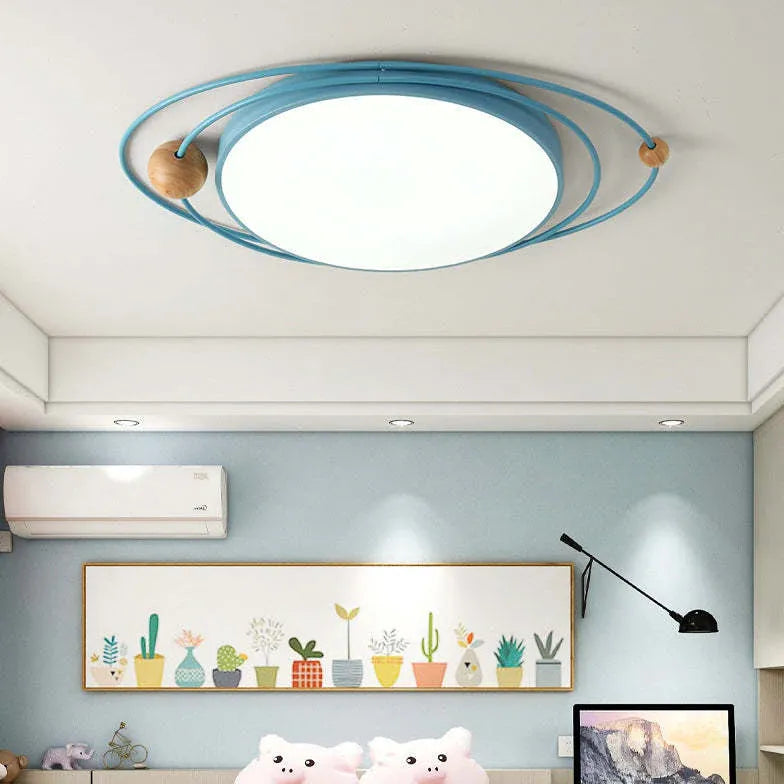 Galaxy Flush Ceiling Light Metal