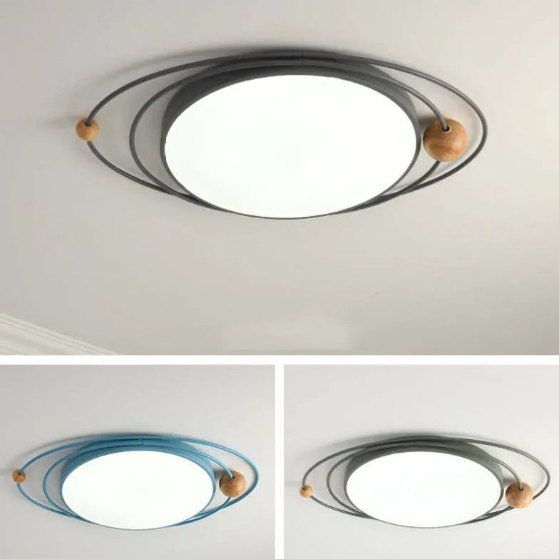 Galaxy Flush Ceiling Light Metal