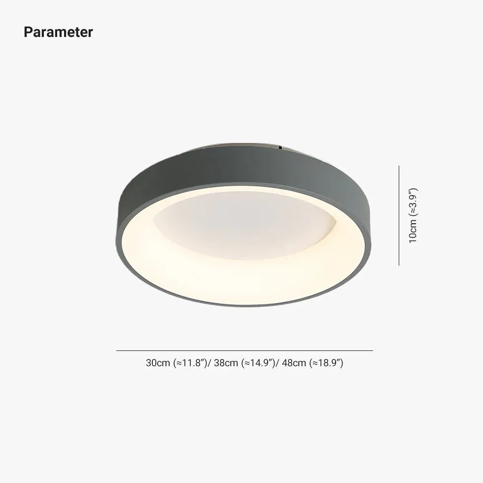 Flush Light For Bedroom Quinn Metal Ip20 Led