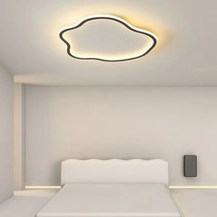 Black Low Ceiling Light For Bedroom Quinn Acrylic Led