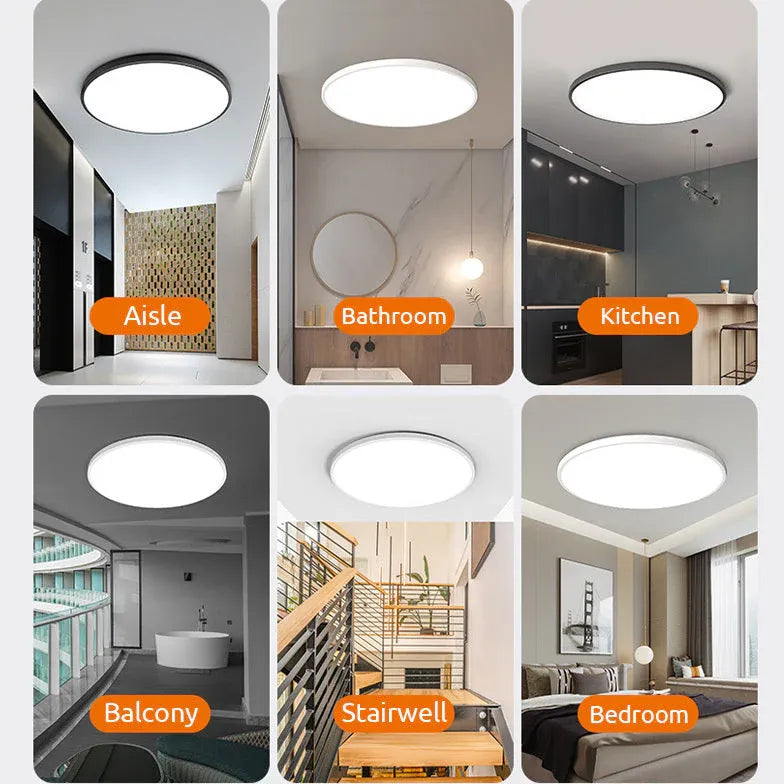 Low Ceiling Light Round Simple Abs Led Board Ip54