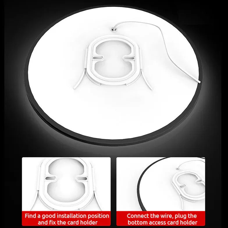 Low Ceiling Light Round Simple Abs Led Board Ip54