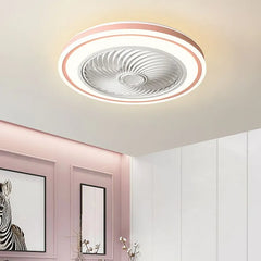 Ceiling Fan With Light For Bedroom Round Quinn Metal Led Ip20