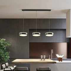 Statement Pendant Light For Office Modern Metal Led