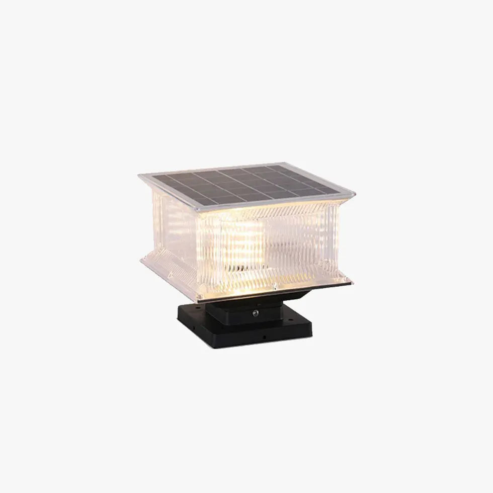 Black Solar Light Rectangular Riley Metal Led Dimmable Ip65 Outdoor