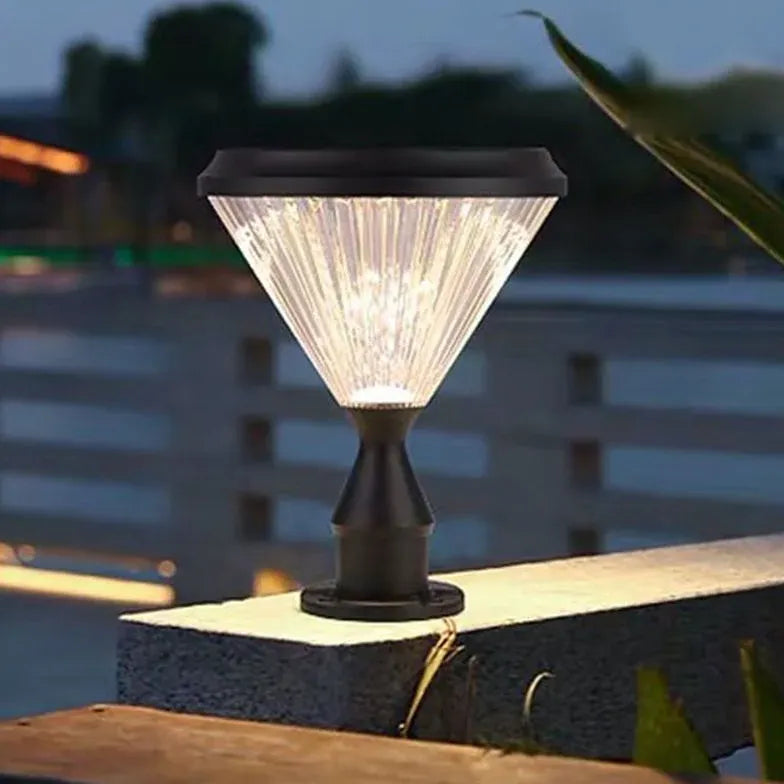 Black Solar Light Riley Metal Outdoor Ip65