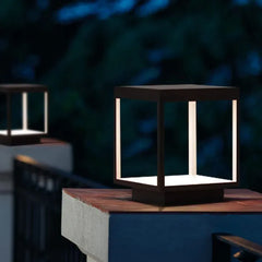 Solar Light Rectangular Riley Metal Led