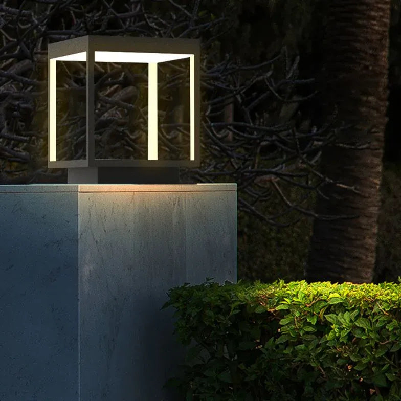 Solar Light Rectangular Riley Metal Led