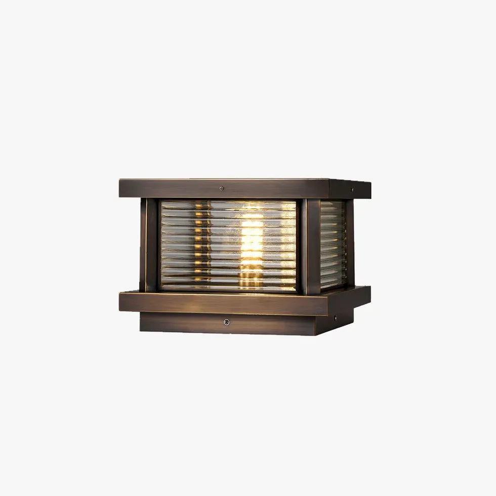 Solar Light Rectangular Riley Metal Ip65 Led Outdoor