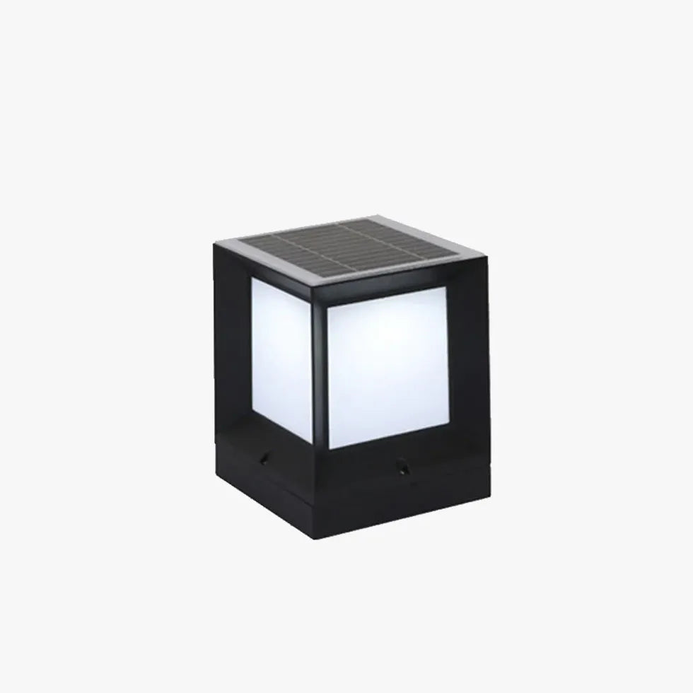 Black Solar Light Riley Metal & Acrylic Solar Ip65