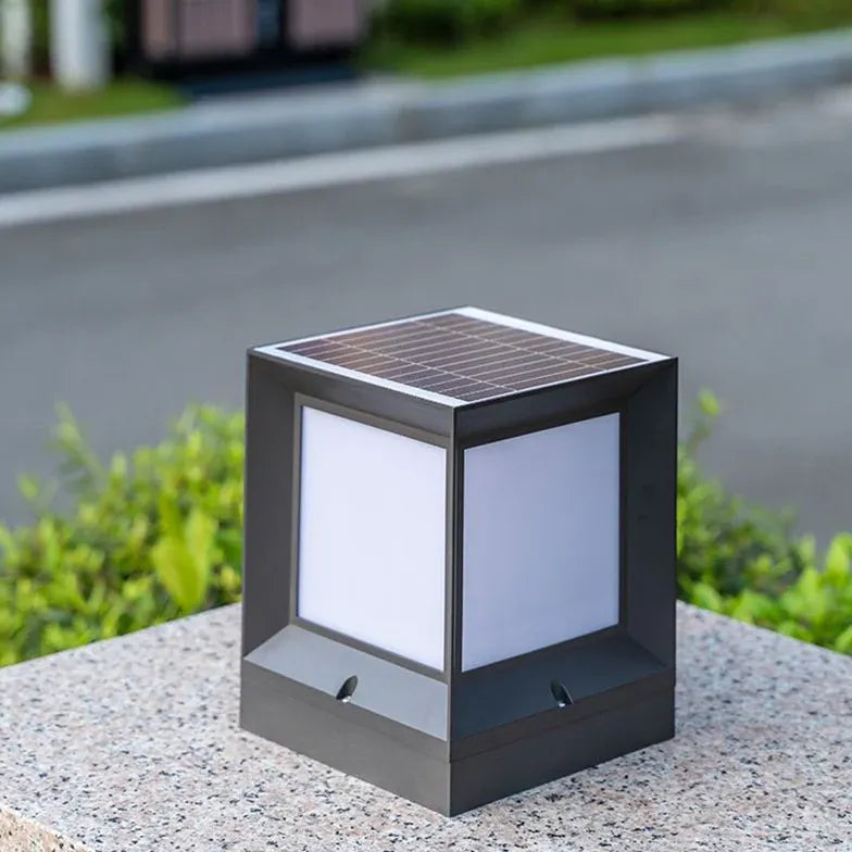 Black Solar Light Riley Metal & Acrylic Solar Ip65