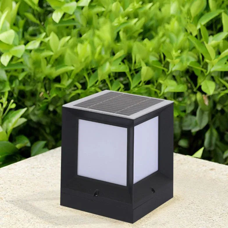 Black Solar Light Riley Metal & Acrylic Solar Ip65