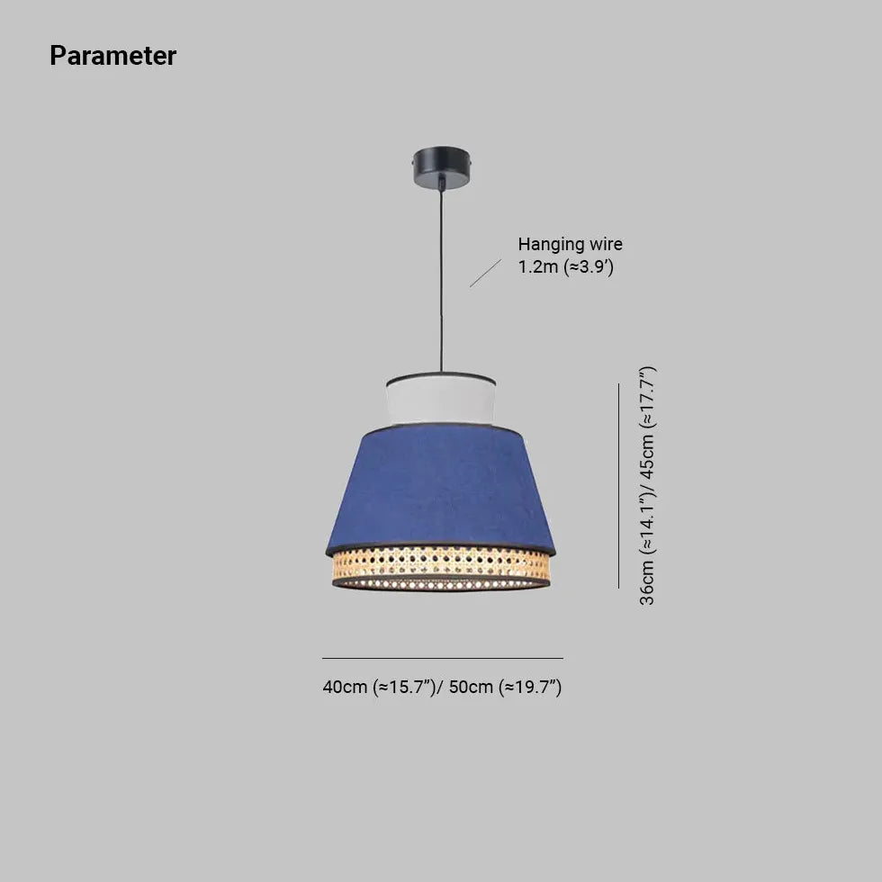 Light Single Pendant For Bedroom Ritta Metal & Pvc Led