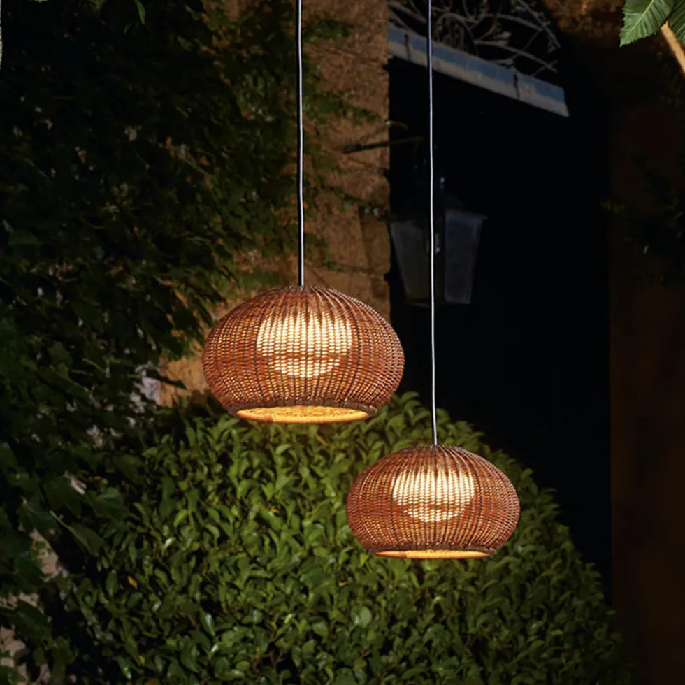 Lanterns Ritta Rattan Led Warm White