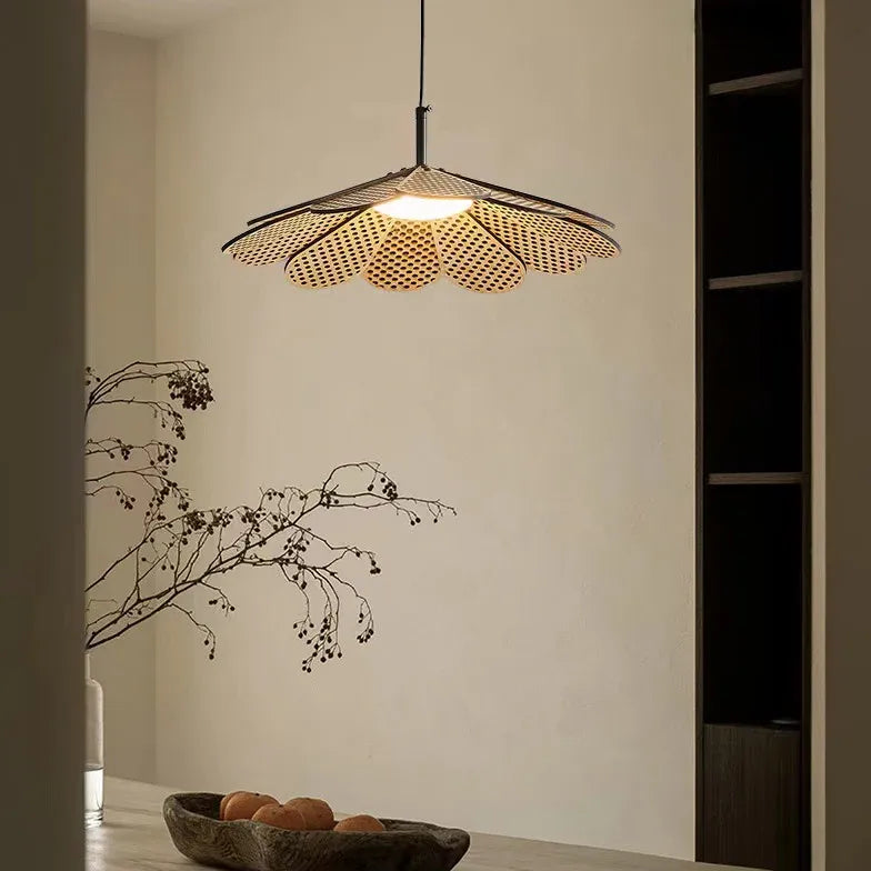 Light Single Pendant For Bedroom Ritta Wood Warm White Ip20 Led