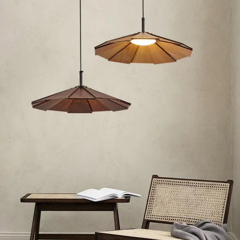 Light Single Pendant For Bedroom Ritta Wood Warm White Ip20 Led