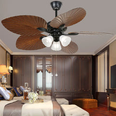 Ceiling Fan With Light For Bedroom Ross Metal & Abs Led