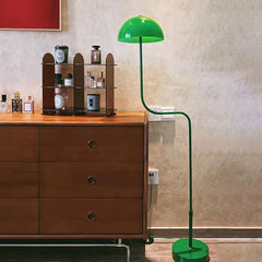 Green Floor Lamp For Bedroom Salgado Metal & Glass Ip20