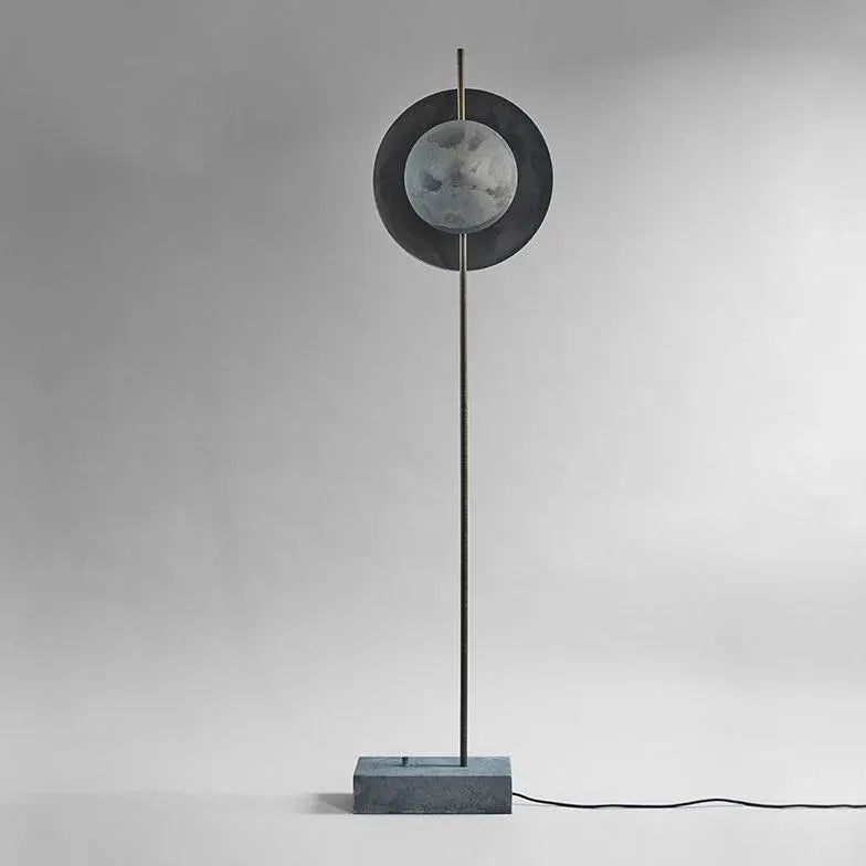 Floor Lamp For Study Room Circle Salgado Metal Plug Led