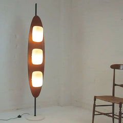 Brown Floor Lamp For Study Room Salgado Metal Plug Led