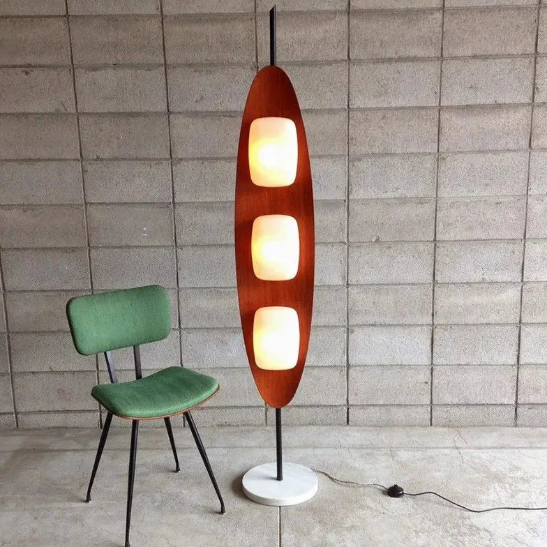 Brown Floor Lamp For Study Room Salgado Metal Plug Led