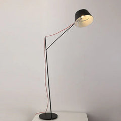 Black Floor Lamp For Study Room Linear Salgado Metal Led Plug