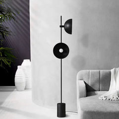 Black Floor Lamp For Bedroom Salgado Metal(iron) Led Ip20