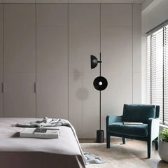 Black Floor Lamp For Bedroom Salgado Metal(iron) Led Ip20