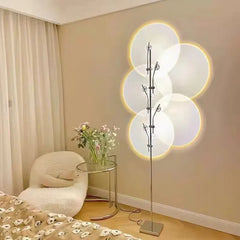 Floor Lamp For Bedroom Salgado Metal & Glass Plug Led