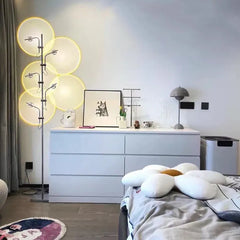 Floor Lamp For Bedroom Salgado Metal & Glass Plug Led