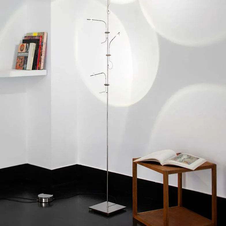 Floor Lamp For Bedroom Salgado Metal & Glass Plug Led