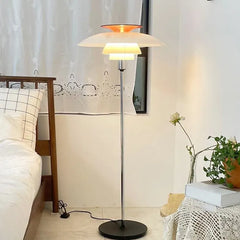 Floor Lamp For Living Room Salgado Metal & Acrylic Plug Led Ip20