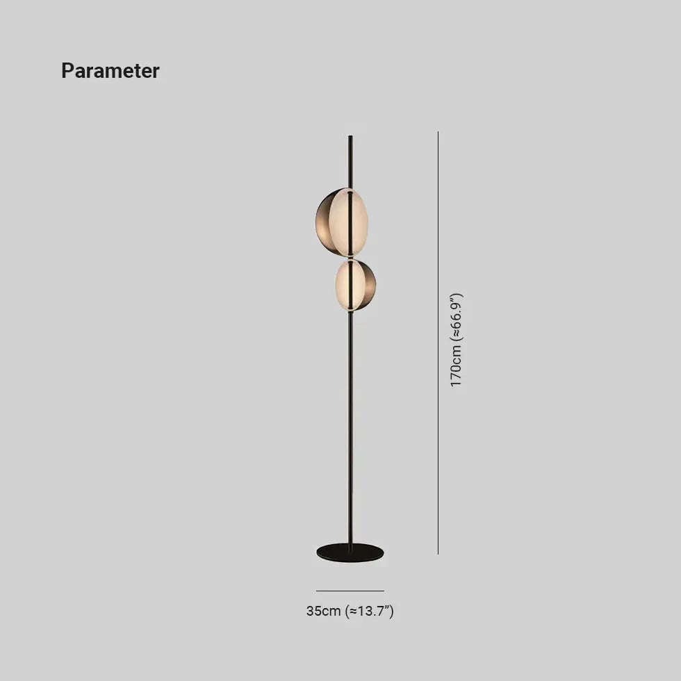 Black Floor Lamp For Study Room Salgado Metal Led