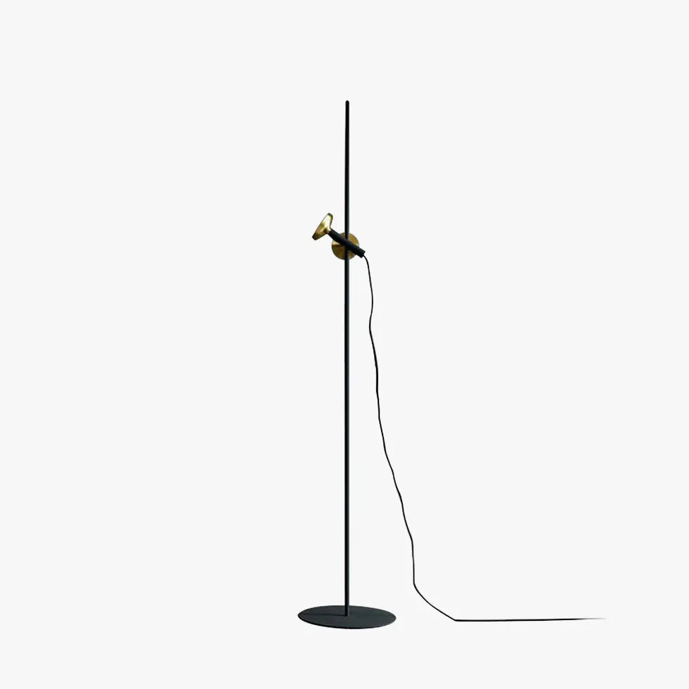 Black Floor Lamp For Study Room Salgado Metal Warm White Ip20 Led Plug