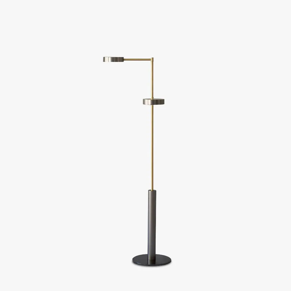 Black Floor Lamp For Study Room Salgado Metal Warm White Led Plug