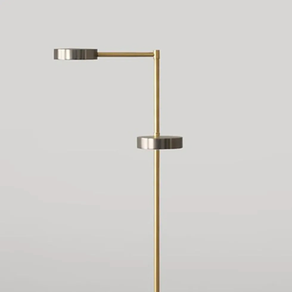 Black Floor Lamp For Study Room Salgado Metal Warm White Led Plug